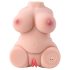 Lonely - naturtro, vibrerende torso-masturbator (naturlig)