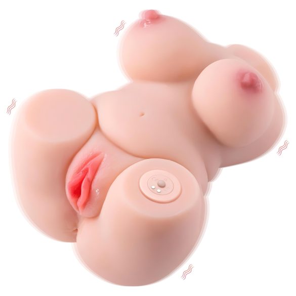 Lonely - naturtro, vibrerende torso-masturbator (naturlig)