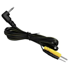  DG-LAB - elektrodeledning fra 2,5 mm jack til 2 mm pinner (svart)