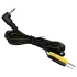 DG-LAB - elektrodeledning fra 2,5 mm jack til 2 mm pigger (svart)