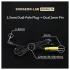 DG-LAB - elektrodeledning fra 2,5 mm jack til 2 mm pigger (svart)