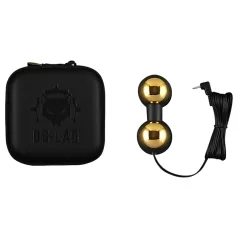   DG-LAB BiPolar B - to-polet, timeglassformet metallelektrode (gull)