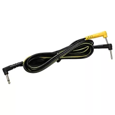   DG-LAB - elektrodeledning med rettvinklede 2 mm pinner (svart)