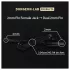 DG-LAB - 2 mm elektrodeforlengelses- og fordelingskabel (svart)