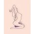 Bouncy Bliss Classic - oppblåsbar putemassasjer (lilla)