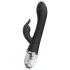 LOVISS Flower - G-punktvibrator med klitorisbøyle (svart)