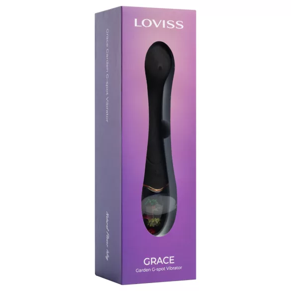 LOVISS Flower - G-punktvibrator (svart)
