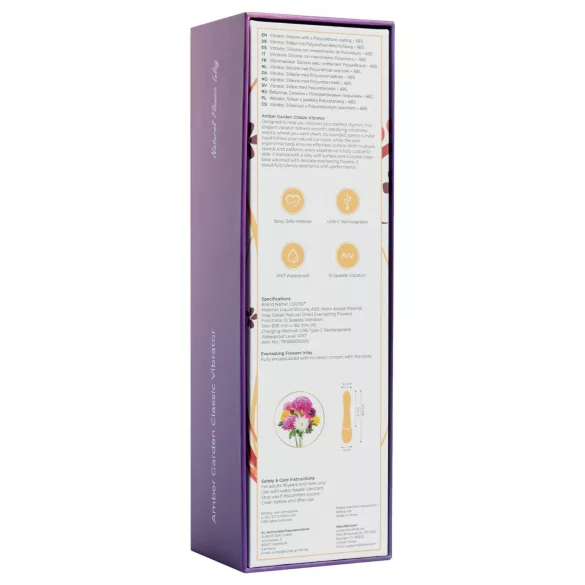 LOVISS Flower - stavvibrator (svart)