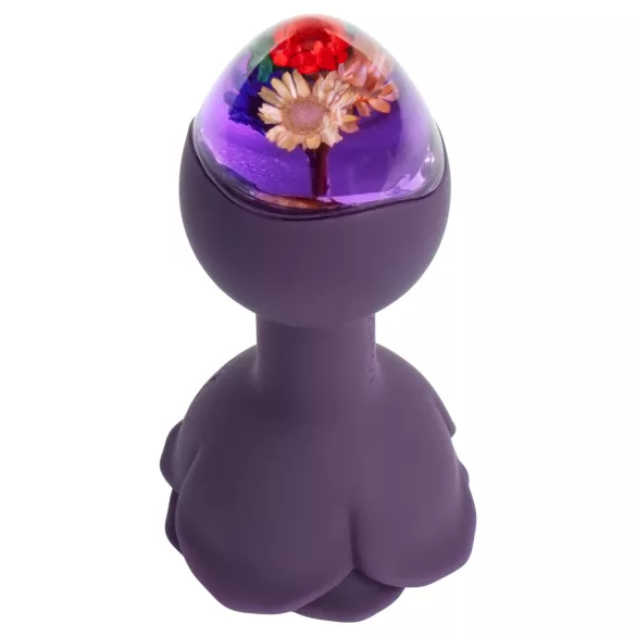 LOVISS Flower - analvibrator med fjernkontroll (lilla)