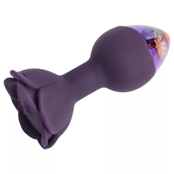 LOVISS Flower - analvibrator med fjernkontroll (lilla)