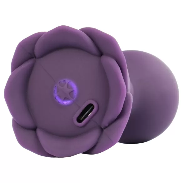 LOVISS Flower - analvibrator med fjernkontroll (lilla)