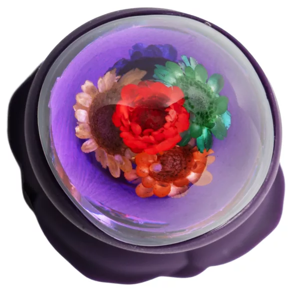 LOVISS Flower - analvibrator med fjernkontroll (lilla)