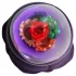 LOVISS Flower - analvibrator med fjernkontroll (lilla)
