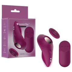   Passion Play - fjernstyrt, magnetisk trusevibrator (burgunder)