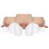Dreamtoys realistisk strap-on (natur)