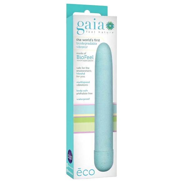 Gaia Eco L - miljøvennlig stavvibrator (blå) - stor