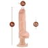 Blush Bad Boy – vibrator med piercing, 17 cm (natur)