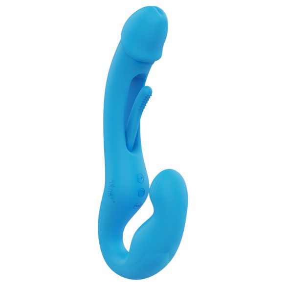Honey Play Box Harmony Duo - smart festbar tungevibrator (blå)