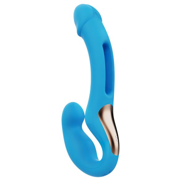 Honey Play Box Harmony Duo - smart festbar tungevibrator (blå)