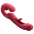 Honey Play Box Harmony Duo - appstyrt påsettbar vibrator med tungefunksjon (rød)