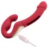 Honey Play Box Harmony Duo - appstyrt påsettbar vibrator med tungefunksjon (rød)