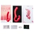 Honey Play Box Harmony Duo - appstyrt påsettbar vibrator med tungefunksjon (rød)