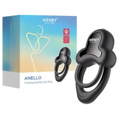   Honey Play Box Anello - smart vibrerende penis- og testikkelring (svart)