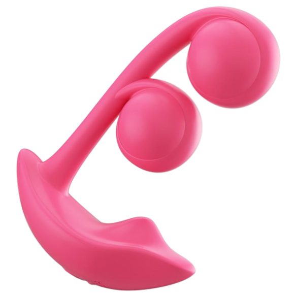 Honey Play Box Melody - smart, perlete 2i1 vibrator (rød)