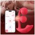 Honey Play Box Melody - smart, perlete 2i1 vibrator (rød)