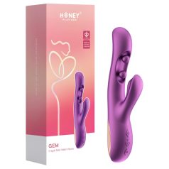   Honey Play Box Gem - Smart G-punkt og klitorisvibrator med perler (lilla)