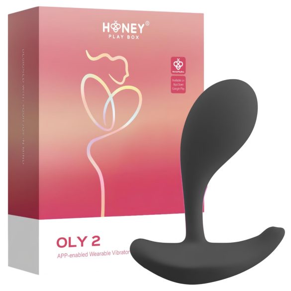 Honey Play Box Oly 2 - smart G-punkt og klitoris stimulator (svart)