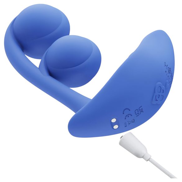 Honey Play Box Melody - smart 2-i-1 perlevibrator (blå)