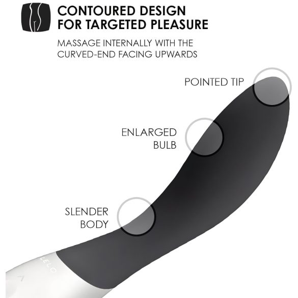 LELO Mona Wave - vanntett G-punkt-vibrator (svart)