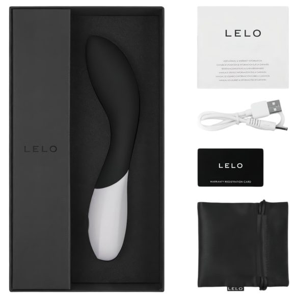 LELO Mona Wave - vanntett G-punkt-vibrator (svart)