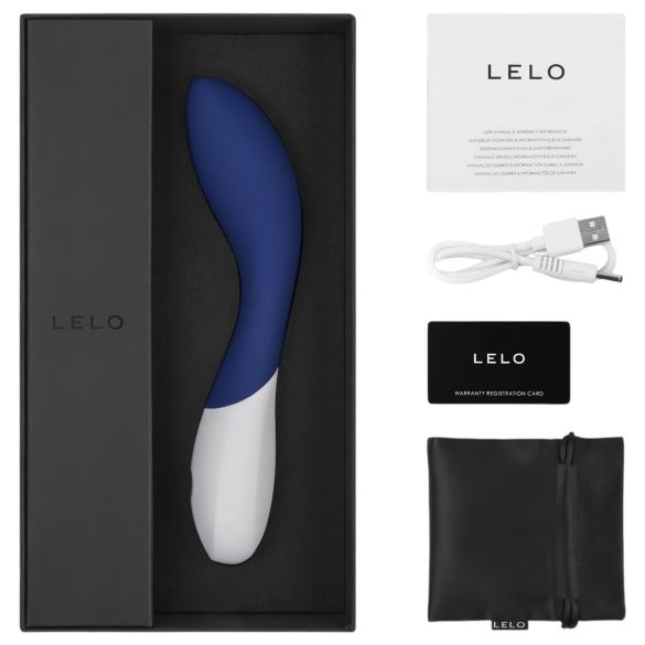 LELO Mona Wave - vanntett G-punktvibrator (blå)