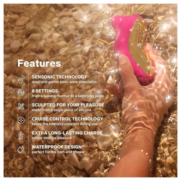 LELO Sona Cruise - lydbølge klitorisvibrator (rosa)