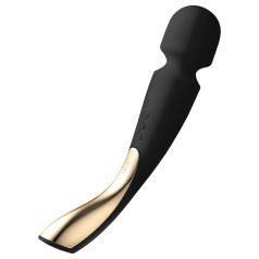 LELO Smart Wand 2 - stor - oppladbar massasjestav (svart) LELO Smart Wand 2 - stor - oppladbar massasjestav (svart)