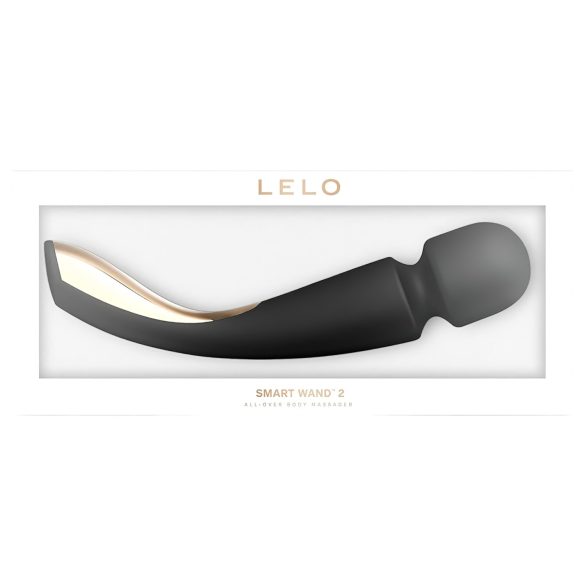 LELO Smart Wand 2 - stor - oppladbar massasjestav (svart)
