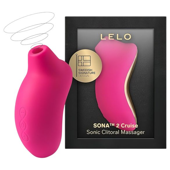 LELO Sona 2 Cruise - lydbølge klitorisstimulator (kirsebær)