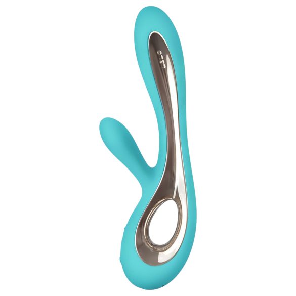 LELO Soraya 2 - vanntett vibrator med klitorisstimulator (turkis)