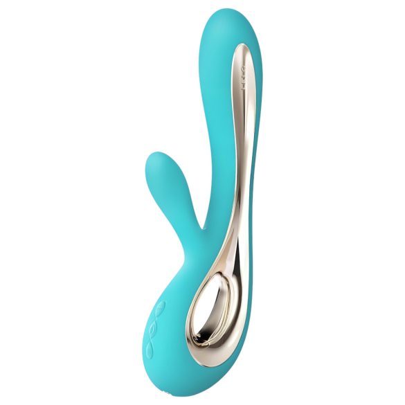 LELO Soraya 2 - vanntett vibrator med klitorisstimulator (turkis)