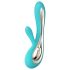 LELO Soraya 2 - vanntett vibrator med klitorisstimulator (turkis)