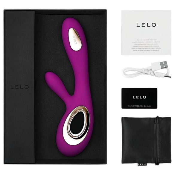 LELO Soraya Wave - Oppladbar, stimulerende klitorisvibrator (lilla)