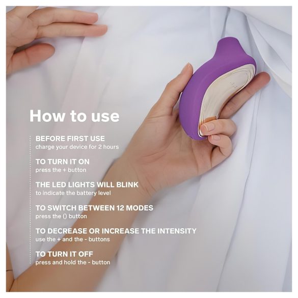 LELO Sona 2 Cruise - lydbølgevibrator for klitoris (lilla)
