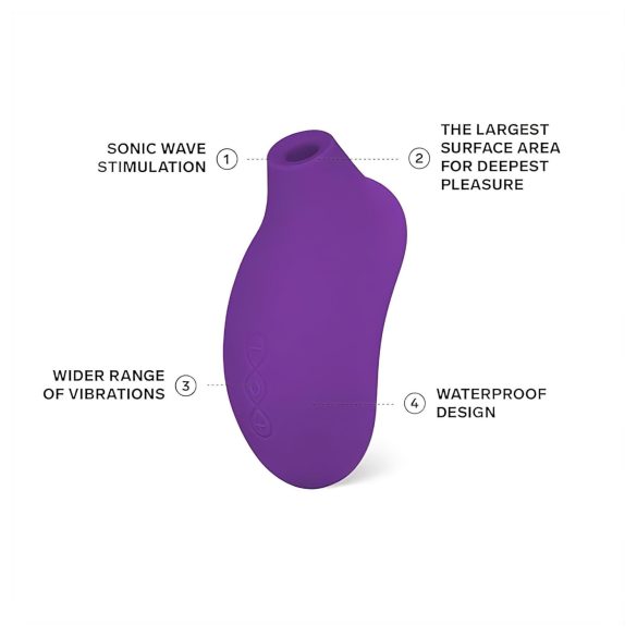 LELO Sona 2 - lydbølgestimulator for klitoris (lilla)