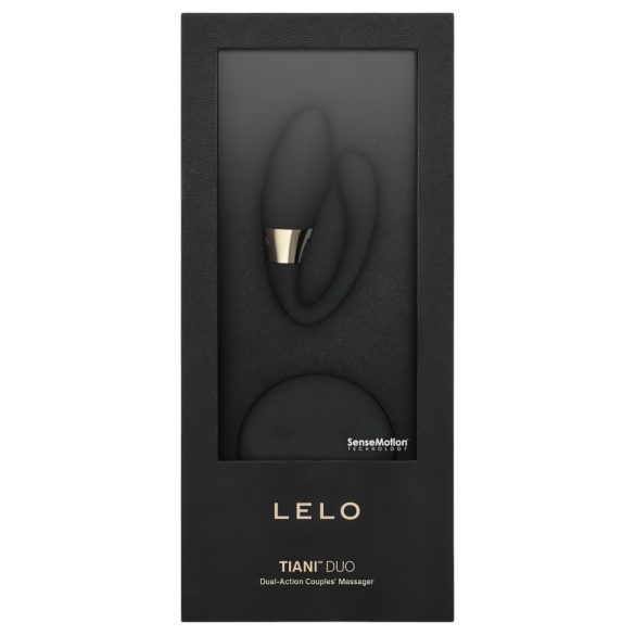 LELO Tiani Duo - silikon parvibrator (svart)