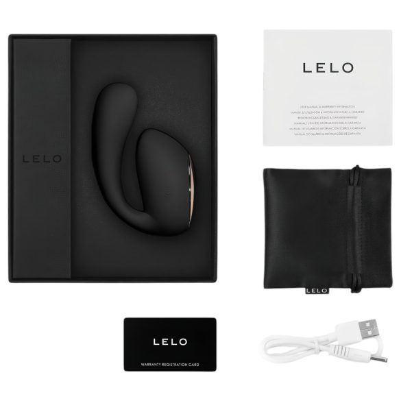 LELO Ida Wave - smart vibrerende og roterende massasjestav (svart)