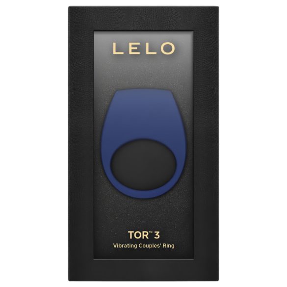 LELO Tor 3 - oppladbar, smart penisring med vibrasjon (blå)
