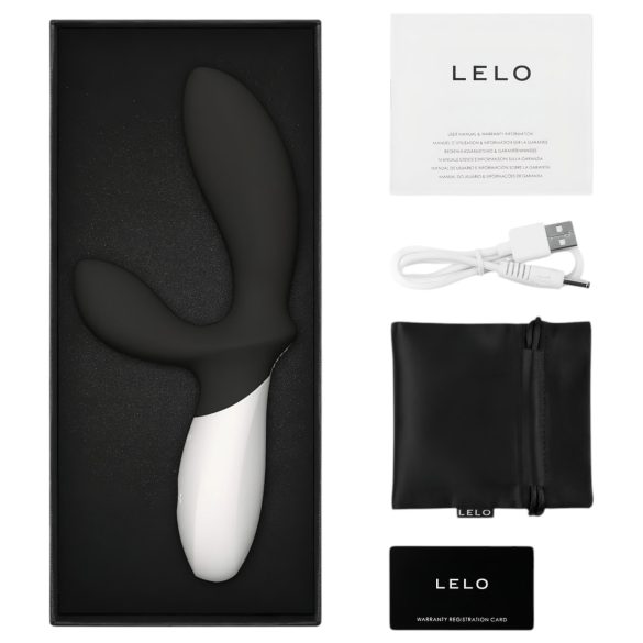 LELO Loki Wave 2 - oppladbar, vanntett prostata vibrator (svart)