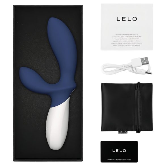 LELO Loki Wave 2 - oppladbar vanntett prostata-vibrator (blå)